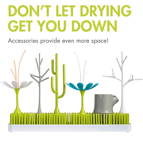 BOON Grass Countertop Drying Rack, Green EUC - Picture 7 of 14